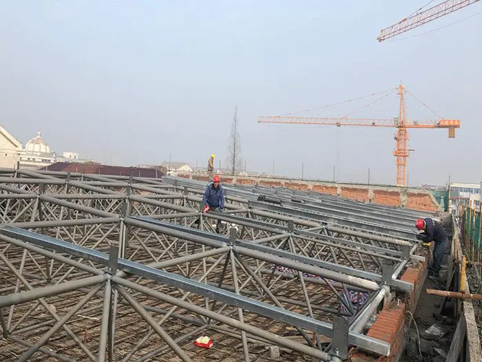 六盘水四小体育馆网架